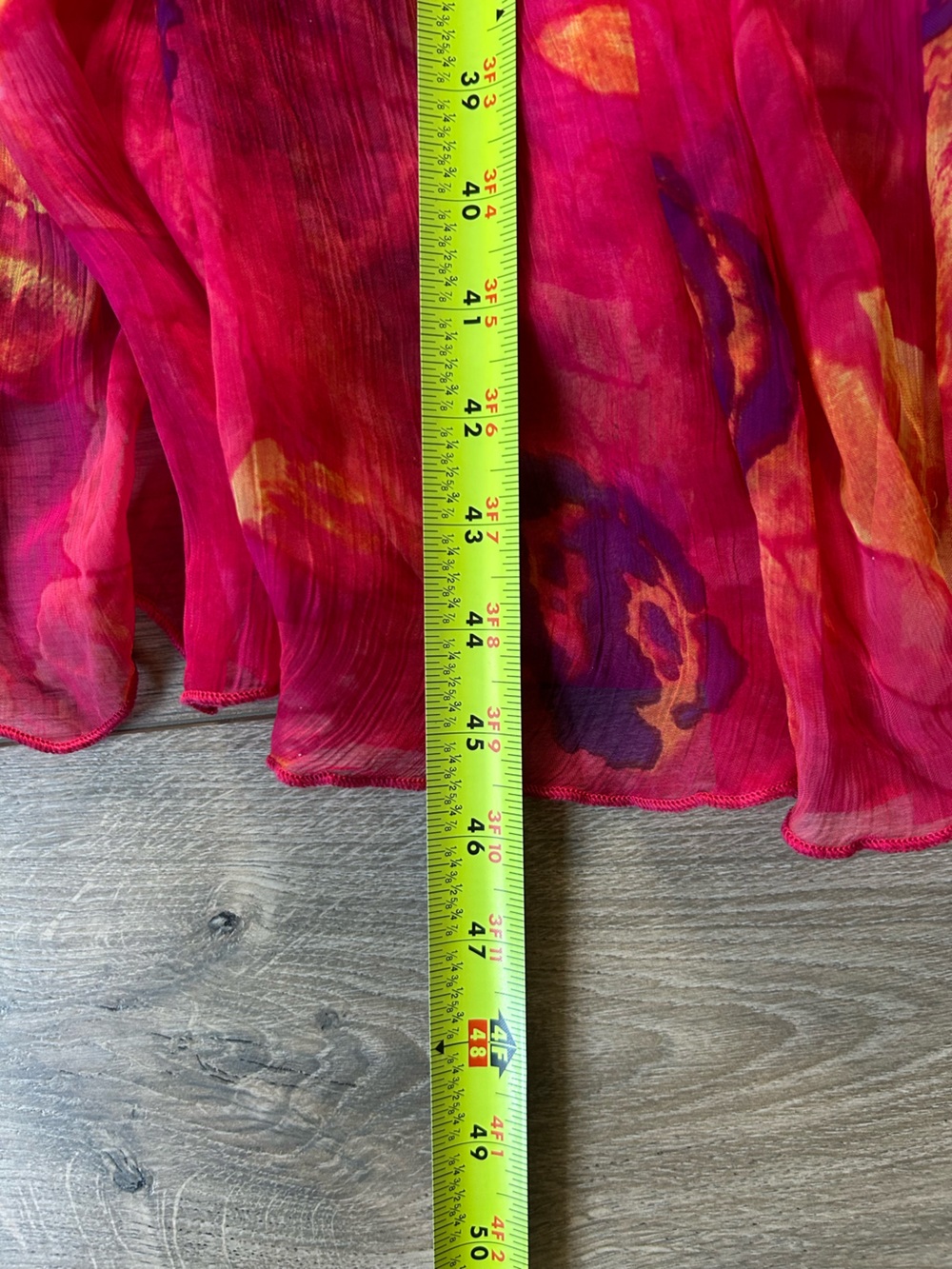 Sundance Cressida Day Dress Pink Midi Tiered Size Medium - Picture 6 of 11